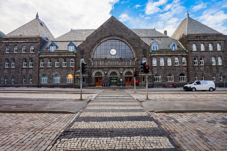 Gare centrale de Bergen, Norvège