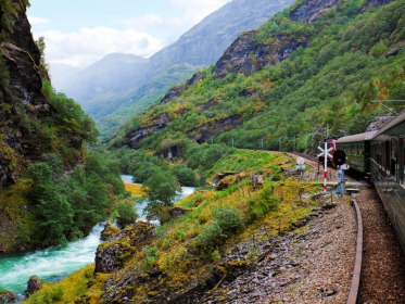 Trains panoramiques en Norvège